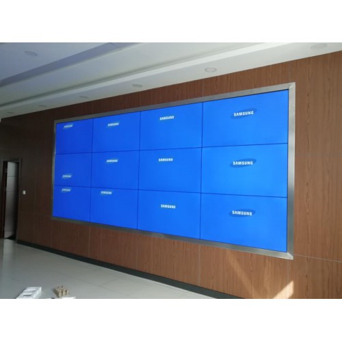 大唐西固熱電廠3.5mm拼縫3X4液晶拼接屏