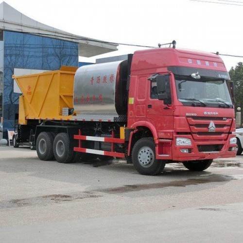 后八輪同步碎石封層車 碎石封層車廠家價格