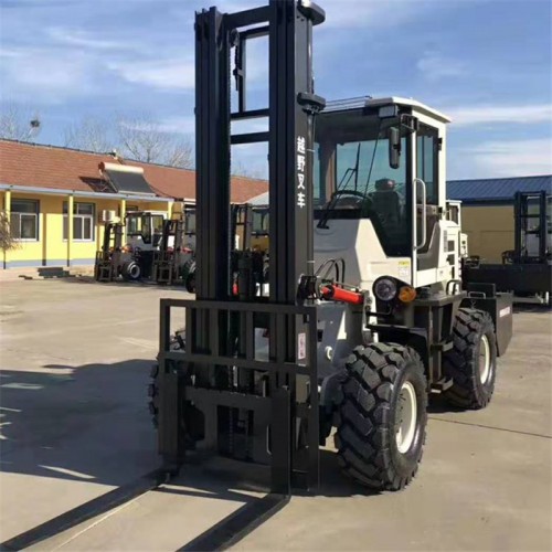 加工定制3-5噸四驅越野叉車大噸位底盤高山東萊豐