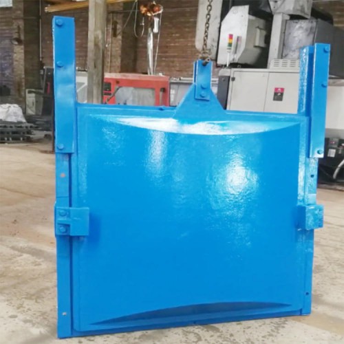 單向鑄鐵閘門 污水廠閘門啟閉機(jī) 附壁式鑄鐵鑲銅閘門