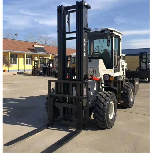 四驅越野叉車廠家 寧河越野叉車價格  側翻油缸叉車一機多用