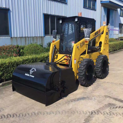 滑移裝載機清掃機 鏟車清掃路面 路面清掃機 路面清掃砂石