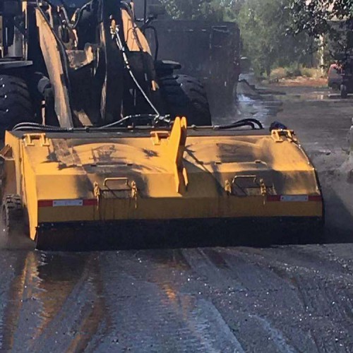 鏟車封閉式清掃器 清掃收集砂石煤渣路面