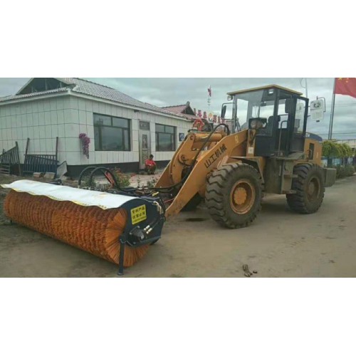 國產除冰雪設備 936裝載機配裝除雪滾刷 滾刷斜掃除雪機