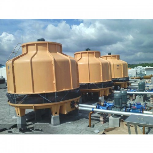 圓形逆流式玻璃鋼冷卻塔 冷卻塔配件 河北龍軒環保歡迎選購