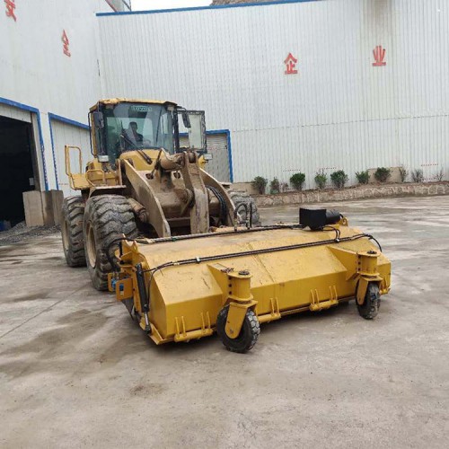 裝載機配封閉式清掃器 清掃收集煤渣 裝載機清掃車