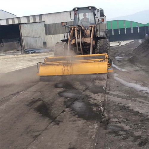 港口路面清掃車 散貨碼頭路面清掃器 鏟車安裝清掃 改清掃車