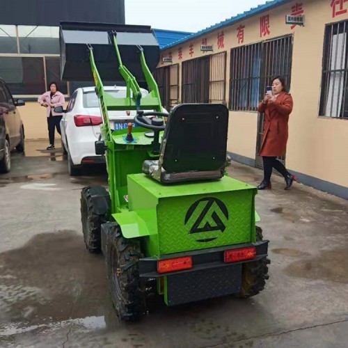 濟(jì)寧車間電動鏟車 鏟糞小鏟車 電動裝載機(jī)售后有保證敏
