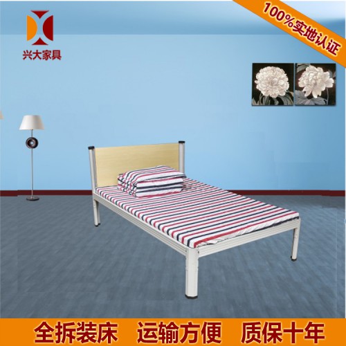 鐵床 單層鐵床 廠家直銷 興大批發 單人宿舍鐵床 鐵床廠家