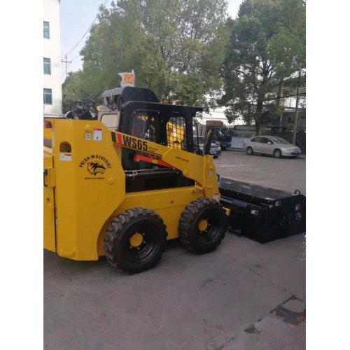 臨工裝載機掃地機 國產滑移裝載機 裝載機清掃路面價格 清掃器