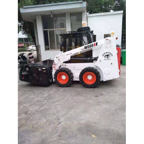 鏟車掃地機 國產滑移裝載機 裝載機清掃路面價格 滑移掃地機