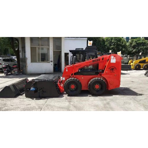 碼頭裝載機清掃 路面清掃車 魯工裝載機清掃 滑移掃地機 清掃