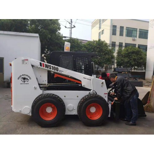 山貓封閉清掃器 路面清掃車 鏟車前進清掃車 滑移清掃器