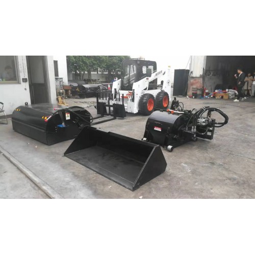 西藏滑移裝載機 滑移清掃器 滑移掃地機 封閉式清掃器 清掃