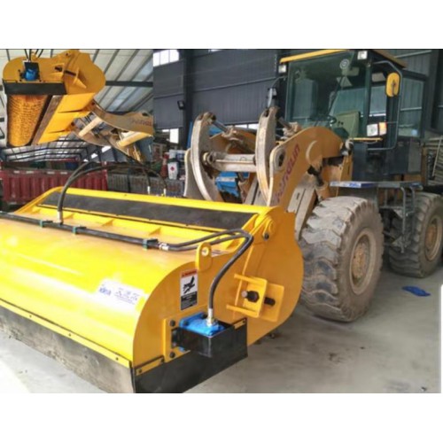 晉工鏟車清掃 裝載機改掃路車 裝載機前置清掃器 滑移清掃器