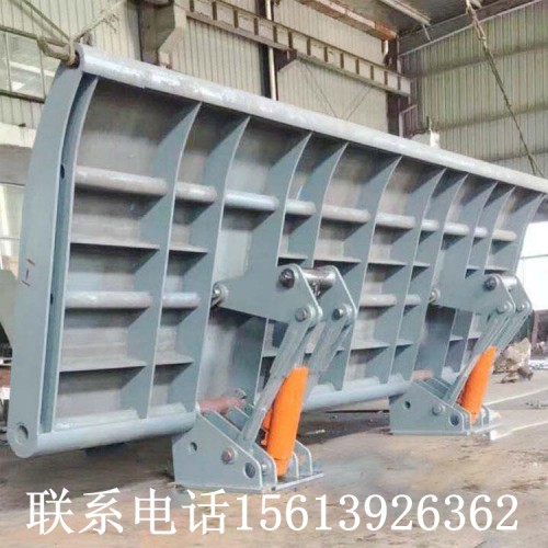 聯(lián)動(dòng)液壓壩 聯(lián)動(dòng)升降壩 合頁(yè)活動(dòng)壩 海鷹水利 合頁(yè)壩原理