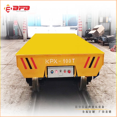 直銷工廠轉彎軌道電動平板車 重型物料轉運電動軌道平板車價格