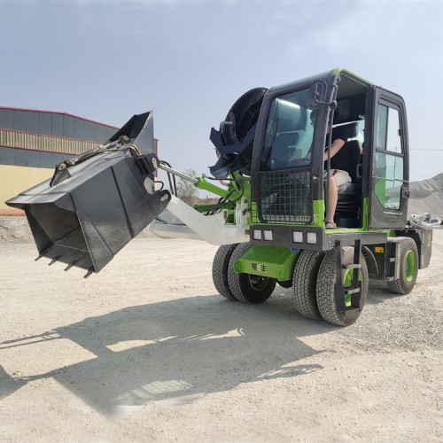 工地小型攪拌車(chē)定制  萊豐 質(zhì)優(yōu)價(jià)廉 自上料攪拌車(chē)廠家