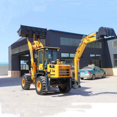 小型裝載機改挖掘機  萊豐 兩頭忙裝載機方便快捷 定金發貨