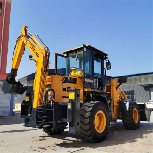 小型兩頭忙裝載機  萊豐 農用鏟挖一體式裝載機 直銷