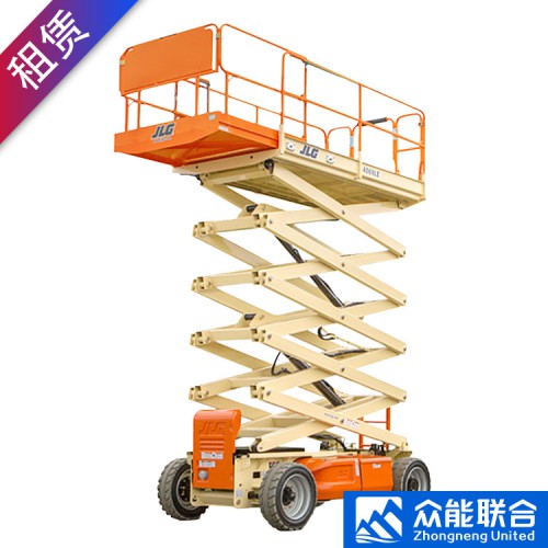 福州出租6米皓樂特OPTIMUM8AC剪叉車廣告安裝剪叉租賃