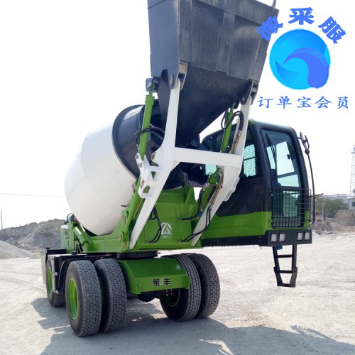 建筑攪拌罐車產地貨源  自上料混凝土全自動攪拌車 常年供應