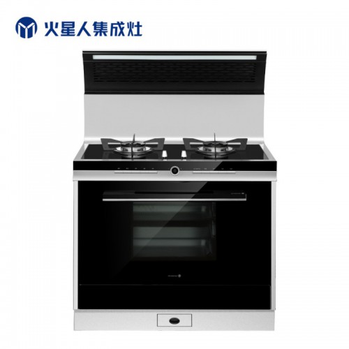 火星人集成灶 蒸箱集成灶 鋼化玻璃臺面一體式集成灶