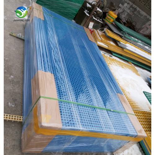 水處理廠樹篦子防滑定制玻璃格柵 平臺沉淀池防滑蓋板格柵定制