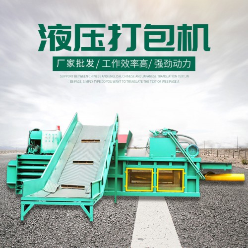全自動臥式打包機(jī) 廢紙打包機(jī)