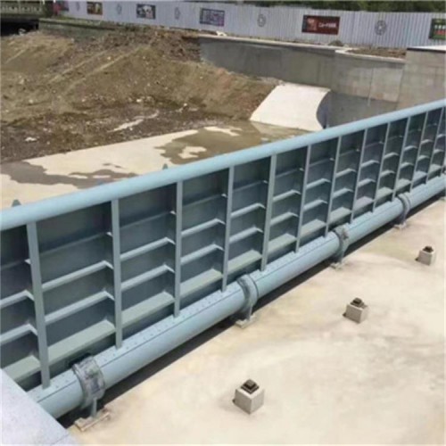 鋼壩 海鷹 底橫軸旋轉鋼壩 大型液壓多角度開啟鋼閘門