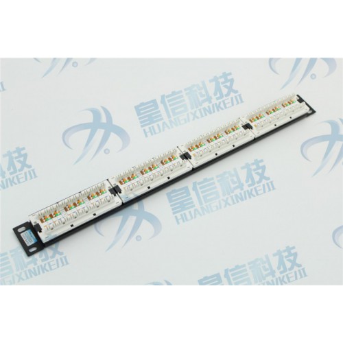 24口屏蔽網(wǎng)絡(luò)配線架圖片