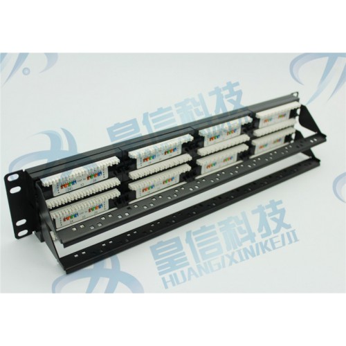 超五類(lèi)非屏蔽配線架48口