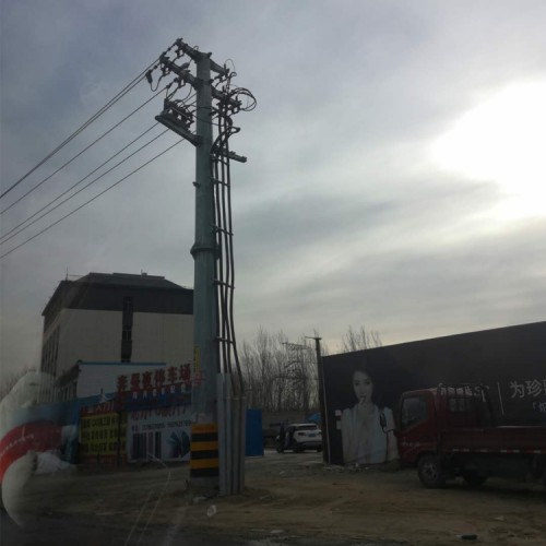 10kv直線電力鋼管桿
