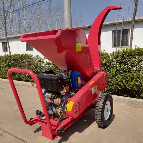樹枝粉碎機 干濕枝條切碎機 柴油機碎枝機