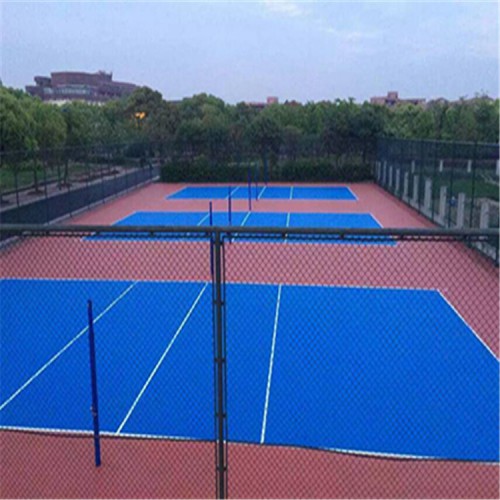 硅PU排球場