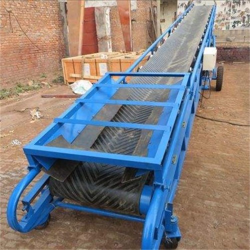 海鷹帶式輸送機 定制 滾筒式皮帶輸送機 多傾角傳輸 快速有力