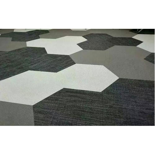 家庭辦公商用會所編織紋耐磨PVC地膠