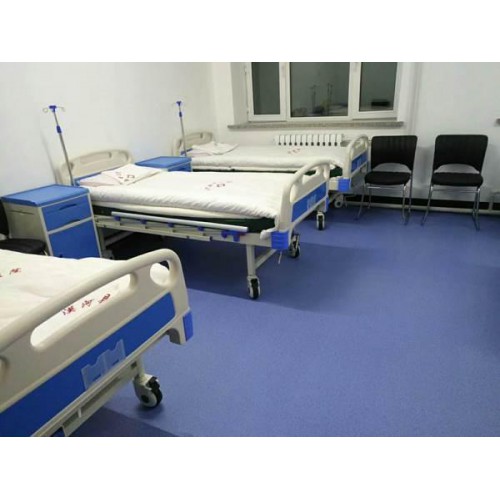 純色同質透心PVC地板 醫用手術室廠房車間室內抗菌PVC地膠