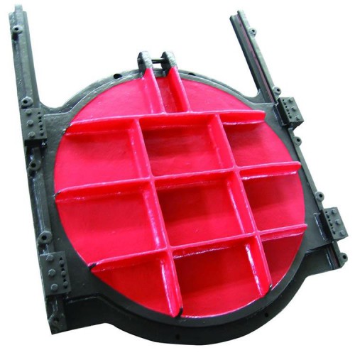 海鷹 PZY型圓形鑄鐵鑲銅閘門 大型耐壓鑄鐵閘門安裝施工方案