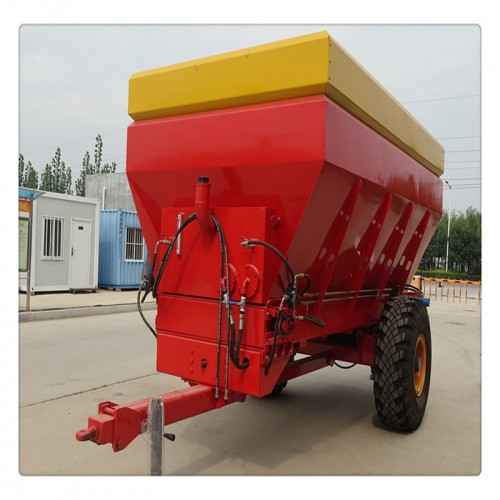 多多農(nóng)機(jī)廠家直銷單鏈排液壓大型農(nóng)家肥撒肥車價格