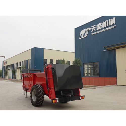 內(nèi)蒙古赤峰通遼用雙豎螺旋絞龍式揚糞車大型立式螺旋撒糞機