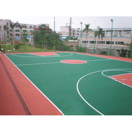 硅PU籃球場有幾個特點