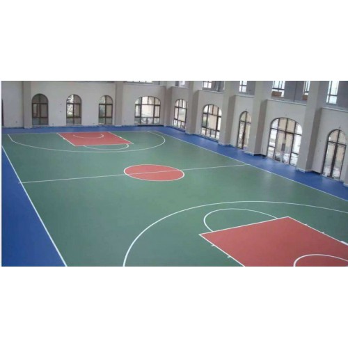 pu籃球場施工加工工藝?