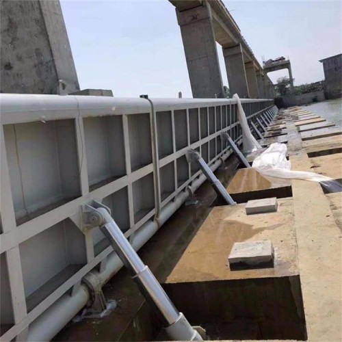 海鷹 液壓滑動支撐桿壩 多角度翻板閘門 壩高靈活 按需溢流