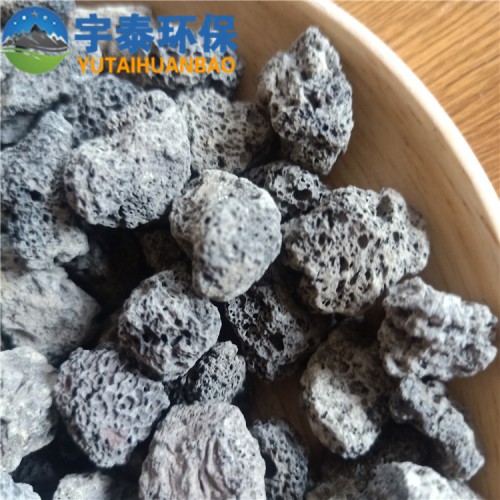 廠家直銷大量火山巖過濾吸附植物栽培花盆鋪面用多空石火山巖