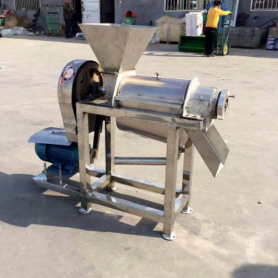 蘋果梨榨汁機(jī) 工業(yè)螺旋水果榨汁機(jī)廠家