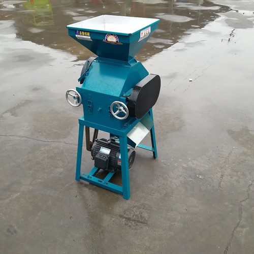 大豆擠扁機 糧食破碎擠扁機 兩相電20型豆扁子機