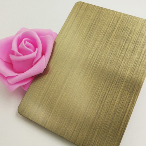 發(fā)紋黃古銅不銹鋼板 不銹鋼發(fā)紋黃古銅板哪家好