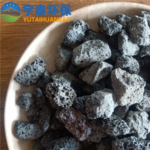 火山巖生物濾料現(xiàn)貨 中水回用天然火山巖