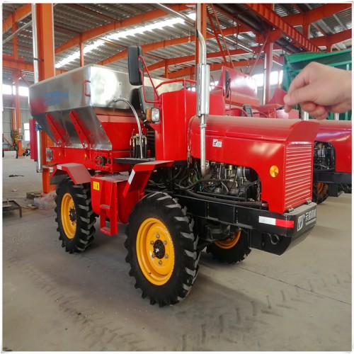 江蘇輪式自走撒肥機(jī)  土雜糞糞肥撒糞機(jī)